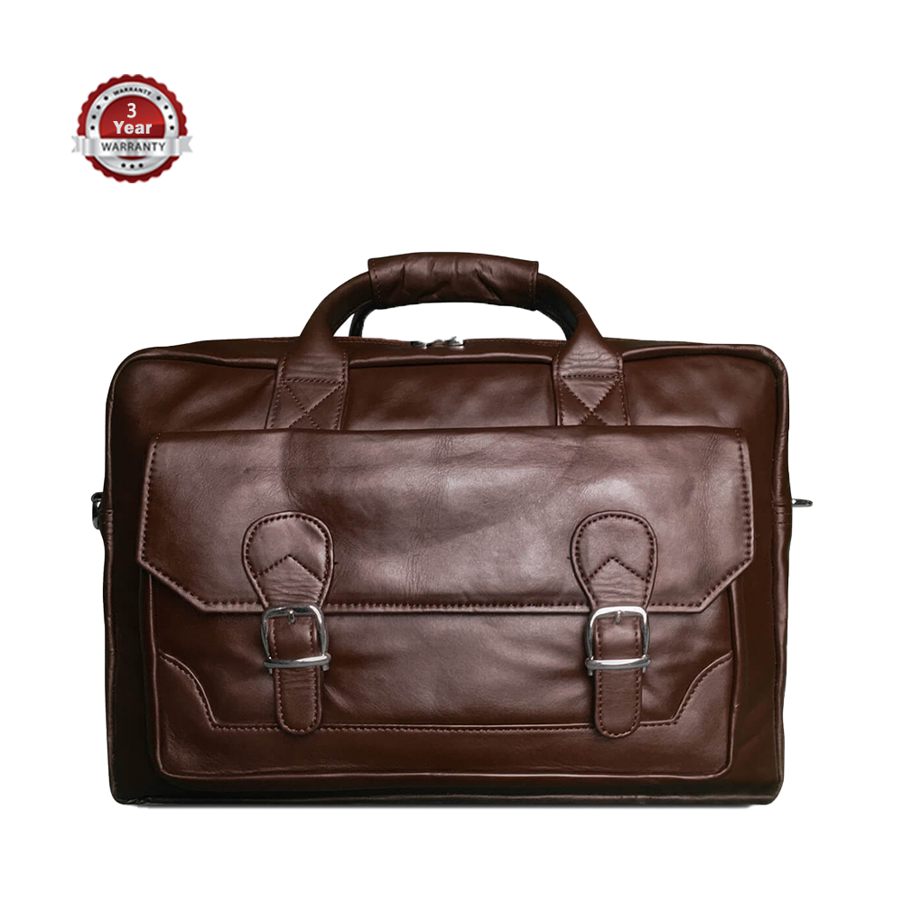 Leather Office Bag For Men - OB -1020