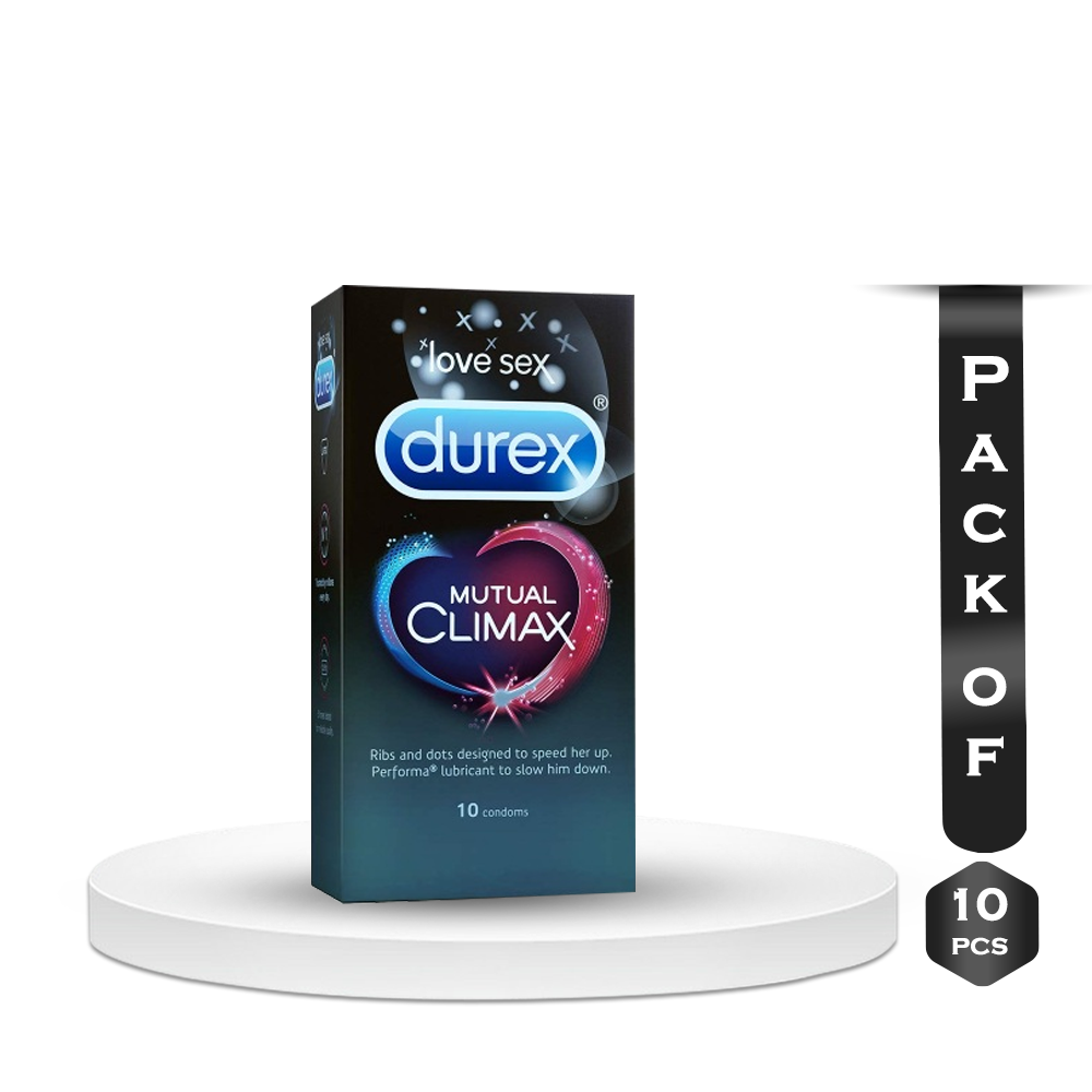 Pack of 10 Pieces Durex Mutual Climax Condoms