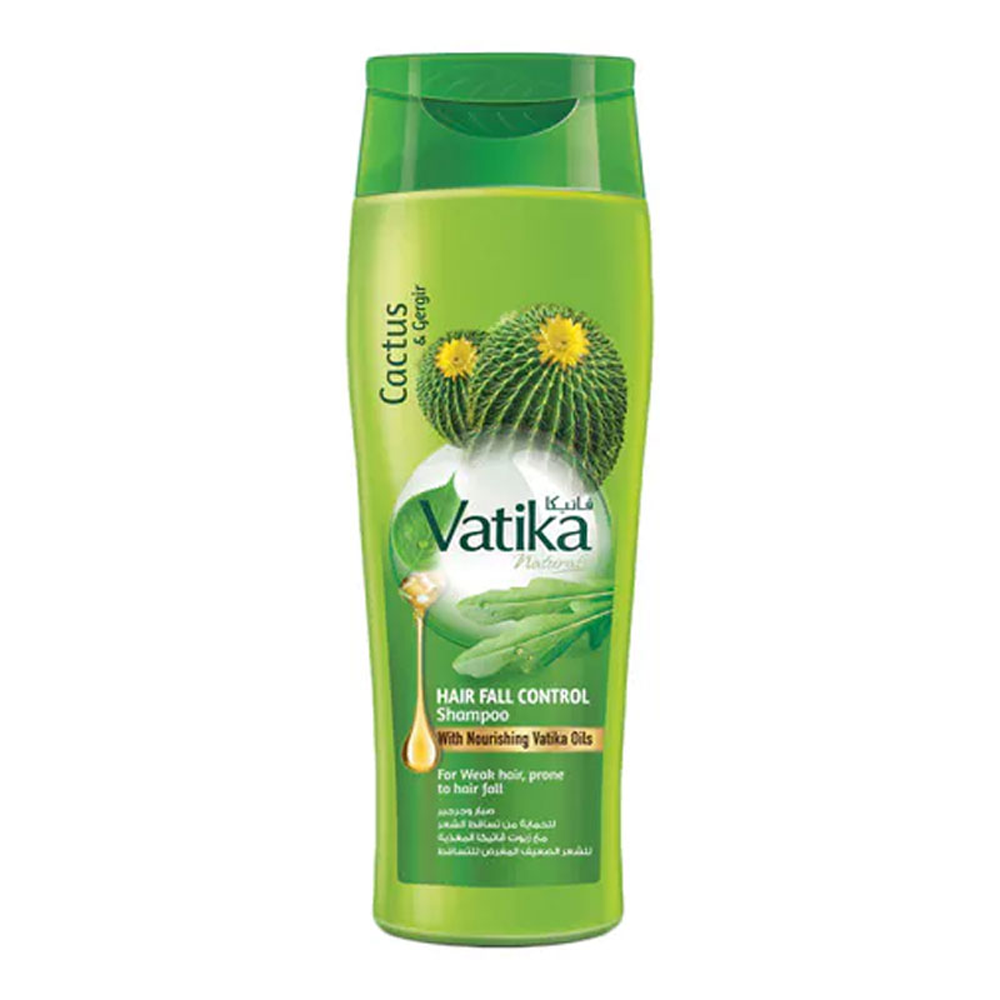 Dabur Vatika Naturals Cactus and Gergir Hair Fall Control Shampoo - 400ml - CN-252