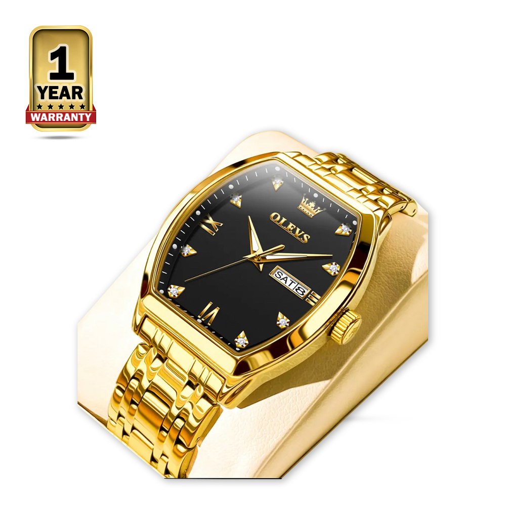 Olevs discount watch gold