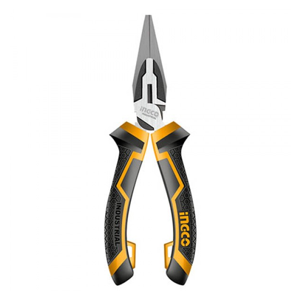 Ingco High Leverage Long Nose Pliers - 8 Inch