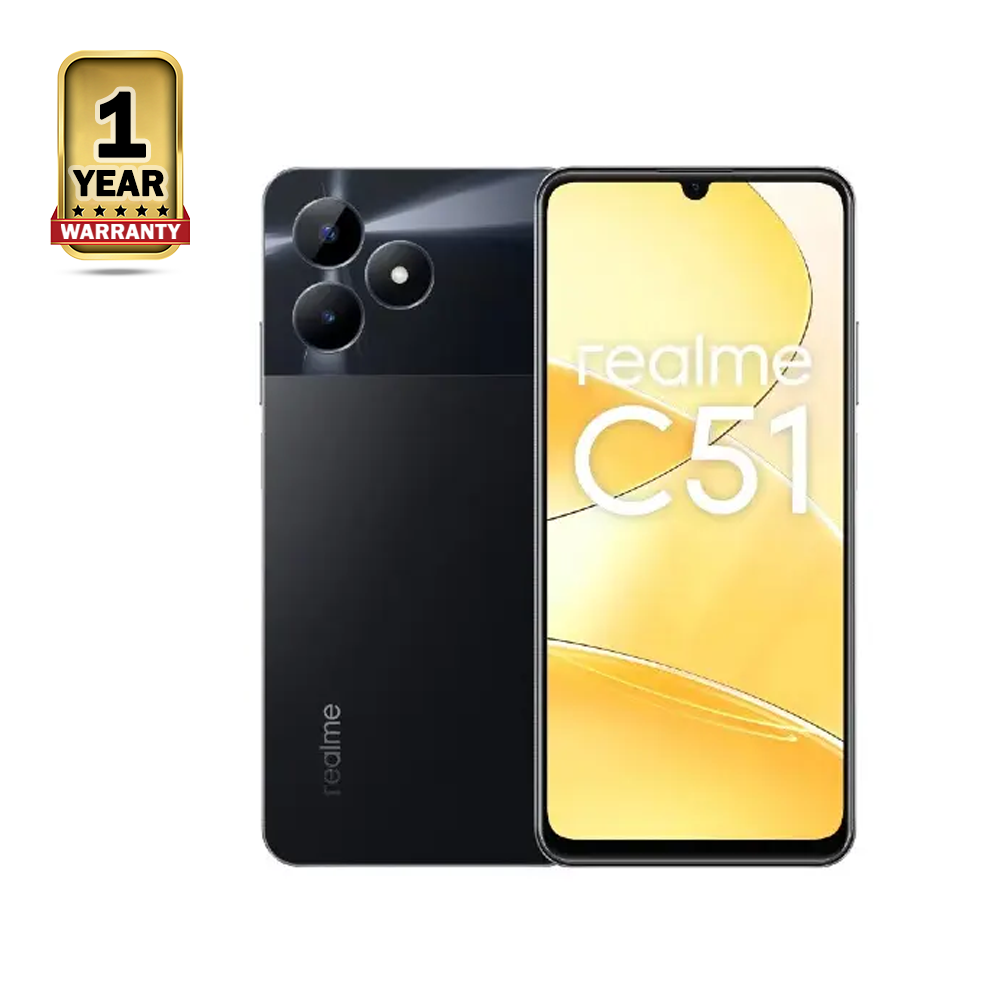 Realme C51 Smartphone - 4 GB RAM - 64 GB ROM - 50MP Camera