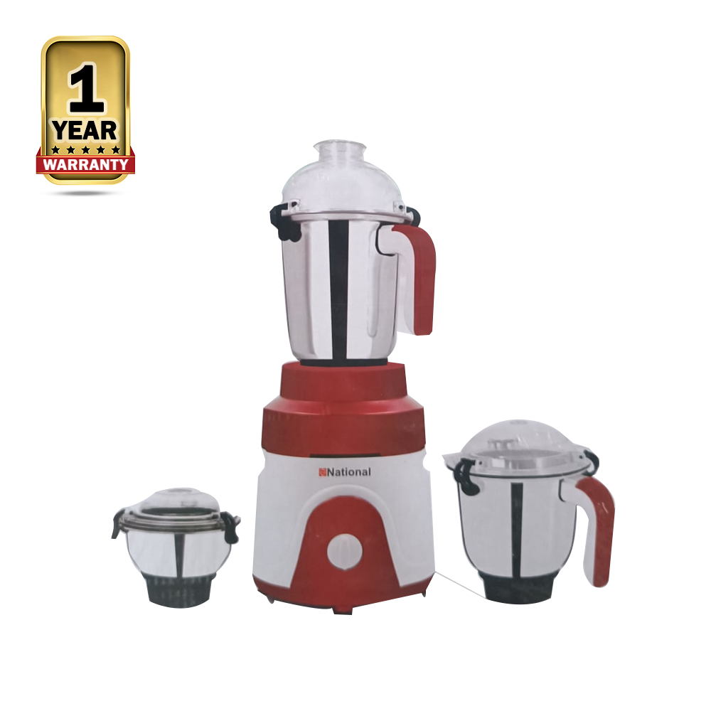 National Champion Plus Mixer Grinder - 1600 Watt - Red