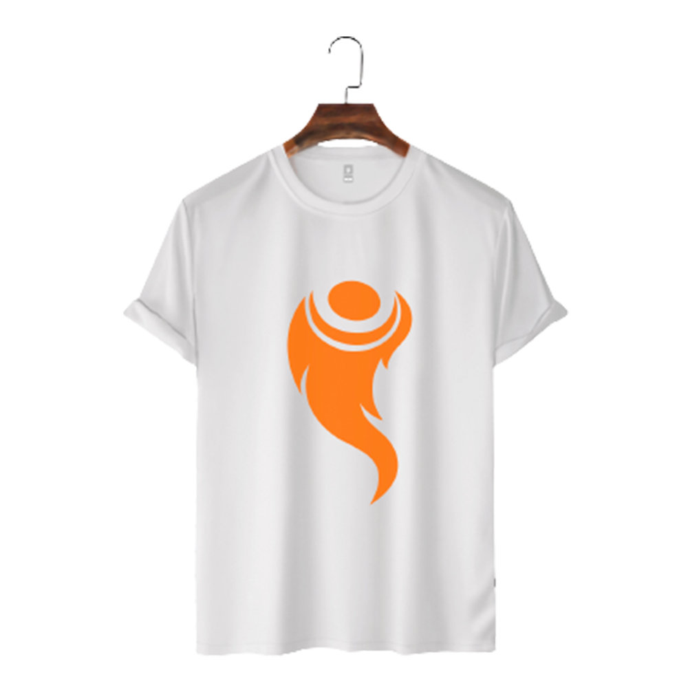 Cotton Half Sleeve T-Shirt For Men - White - TS-228