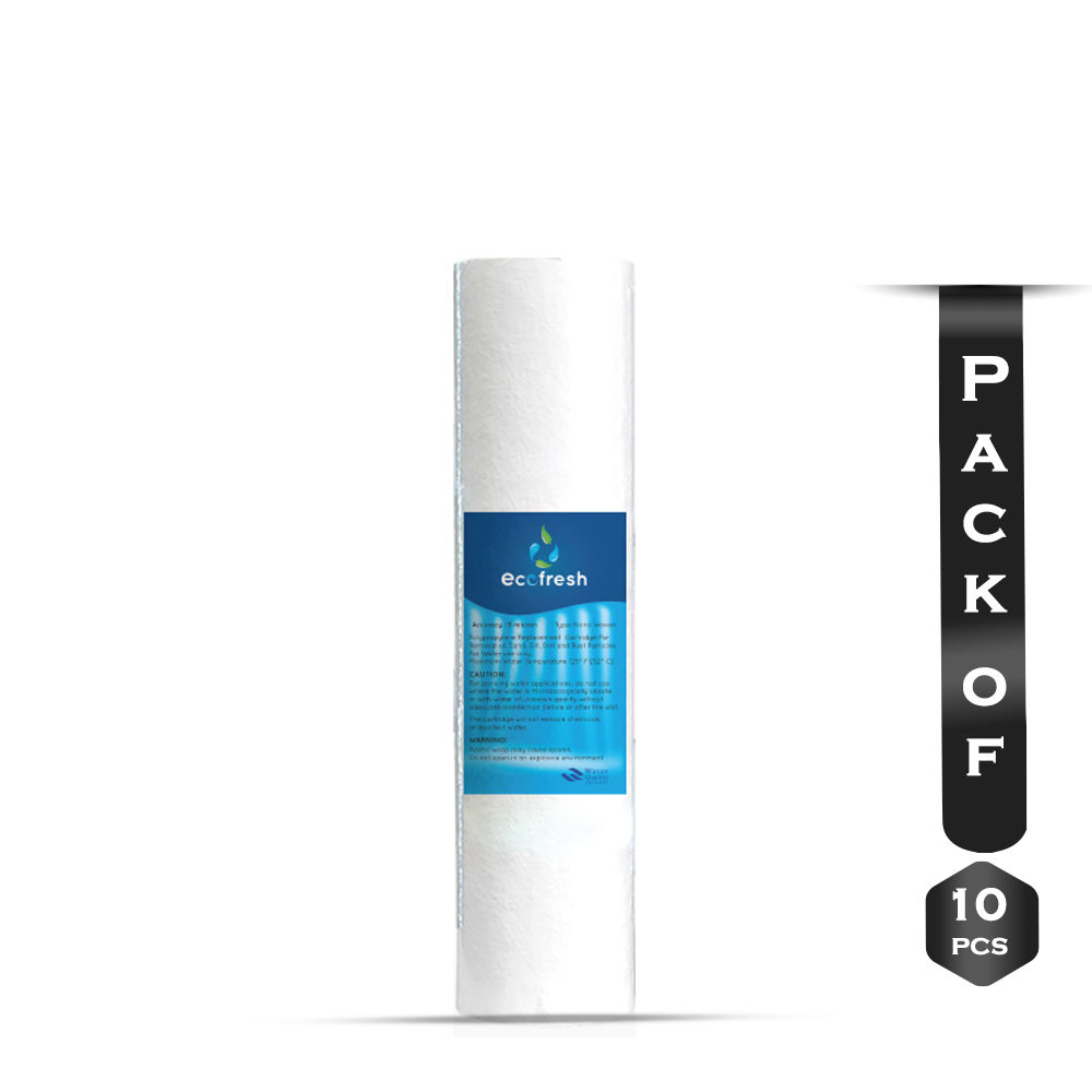 Pack of 10 Pcs 5 Micron Sediment Filter - White