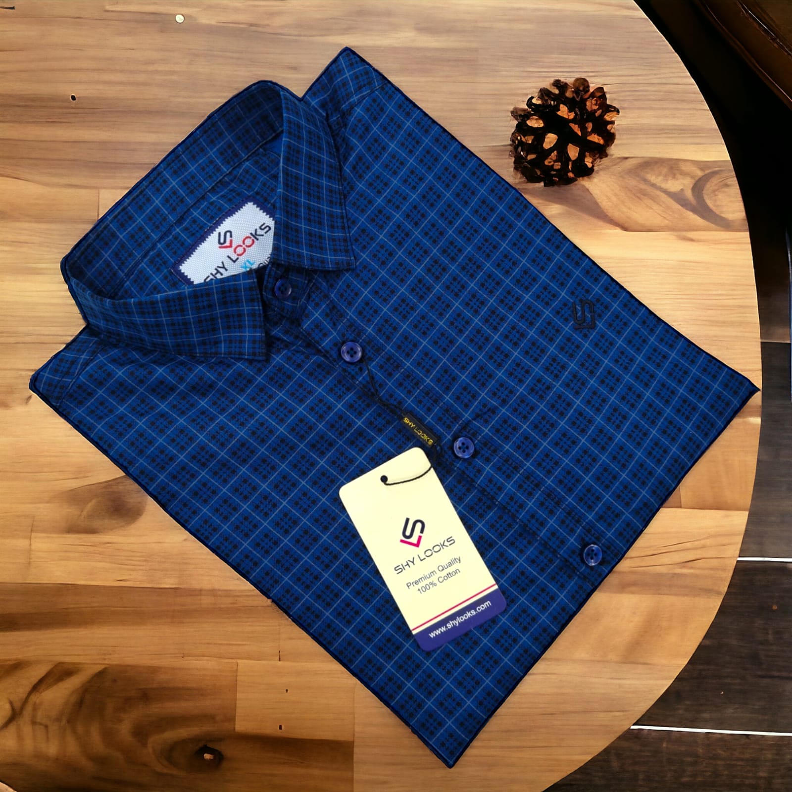 Cotton full Sleeve Check Shirt  For Men - Multicolor - OP570