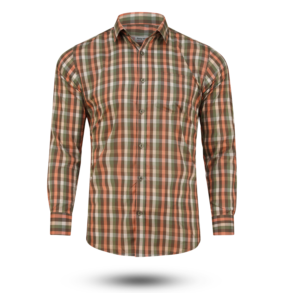 Cotton Full Sleeve Strip Shirt for Men - Multicolor - FH23004