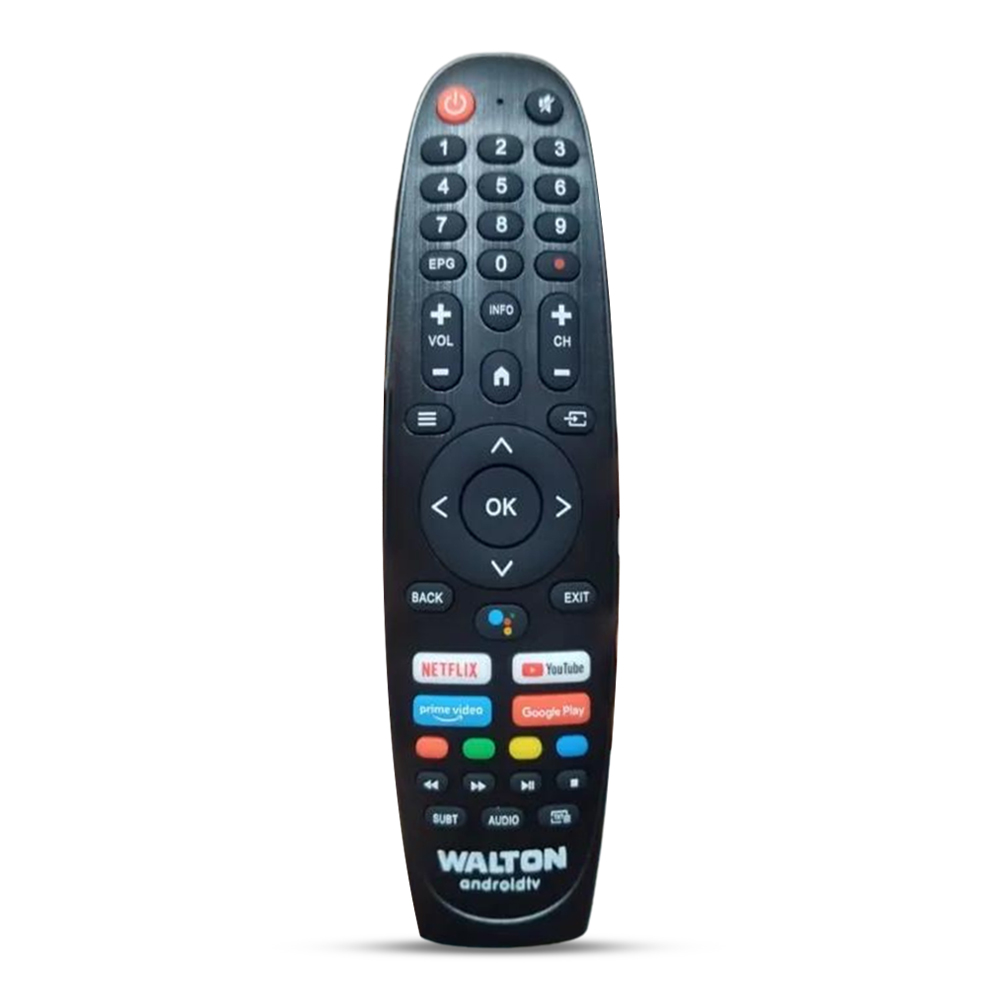 Walton Non Voice Control LED TV Remote Black