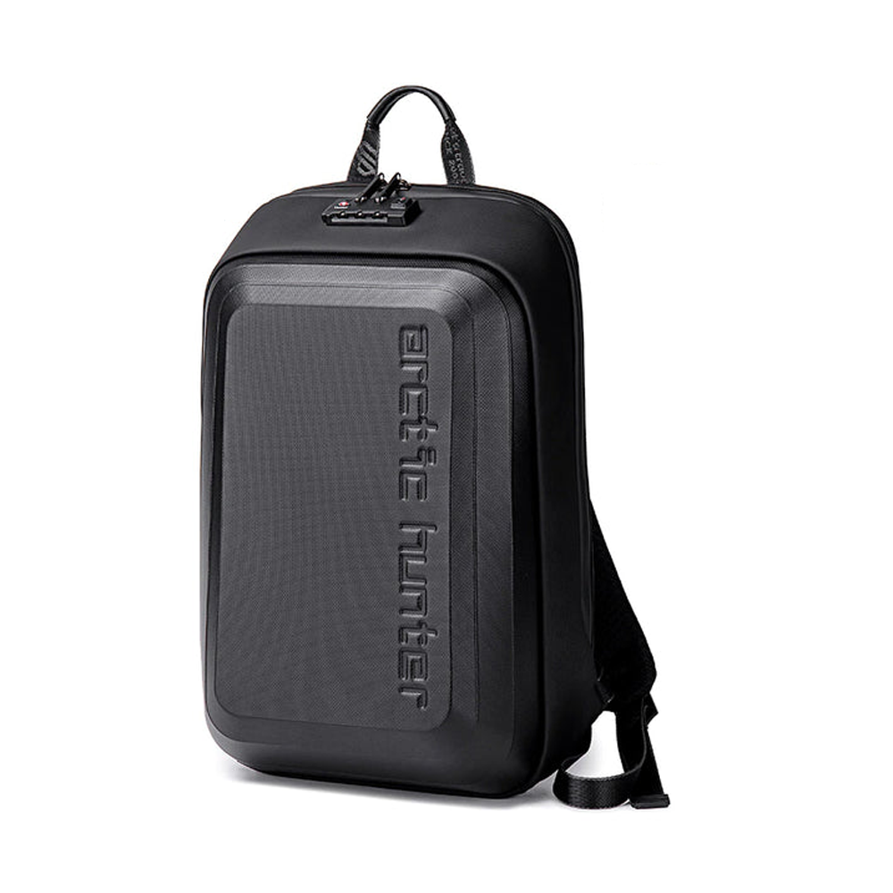 Arctic Hunter Anti -theft Hard Shell Waterproof Bag for Men - Black