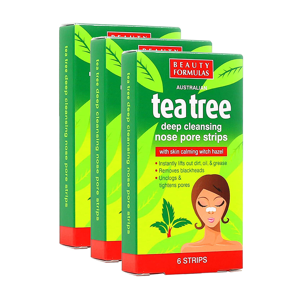 Tea Tree Beauty Formulas Nose Pore Strips Bundle offer - 3 Packs - RTS -04