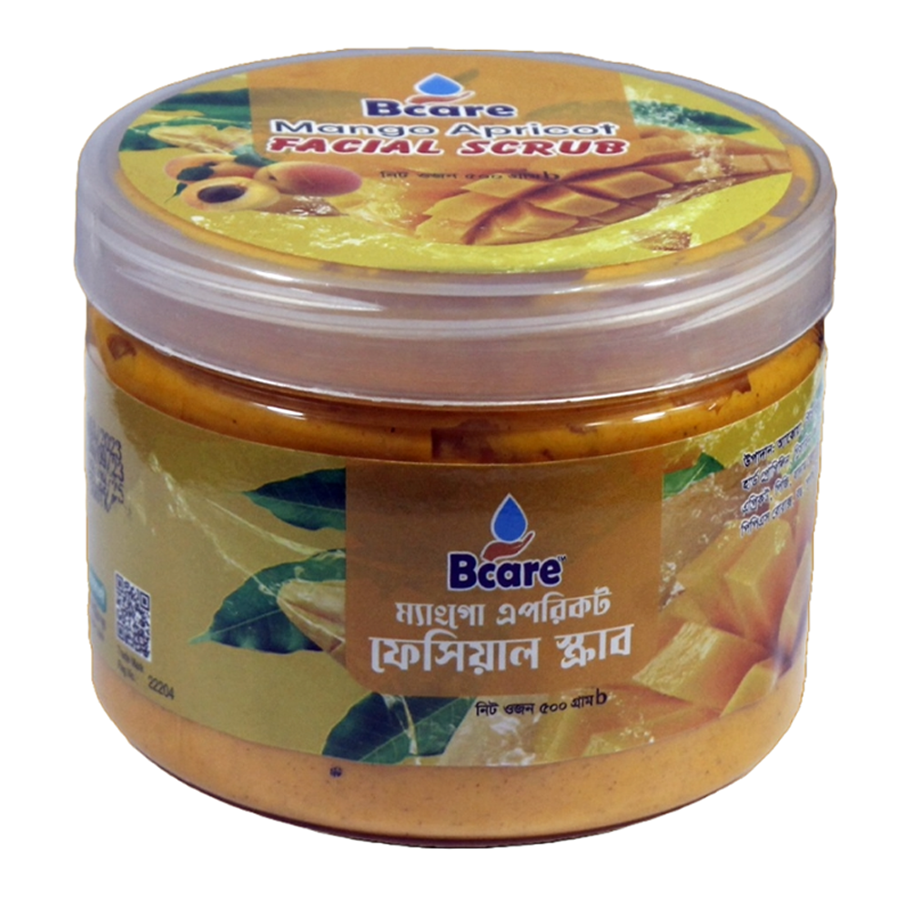 Bcare Mango Apricot Facial Scrub - 500gm