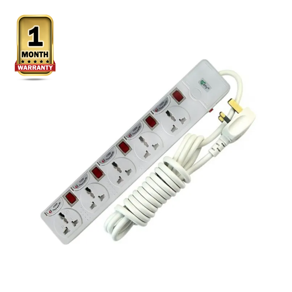 Many MTS-154 3Pin Business Class 5 Port Multiplug - 3 Meter