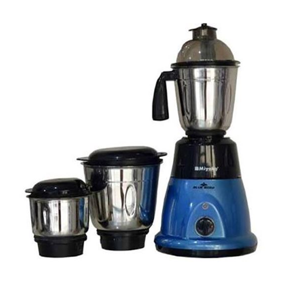 Miyako Blue Bird 3 in 1 Blender And Mixer Grinder - 750W - 1.2L - Blue