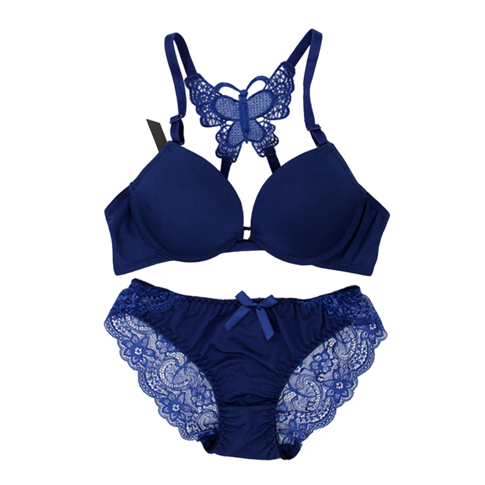 Blue bra and panty 2024 set