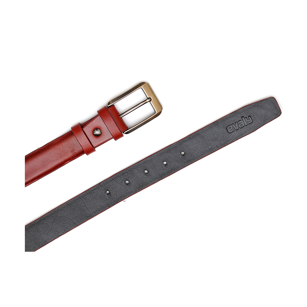 Leather Belt - Red Brown - EB05