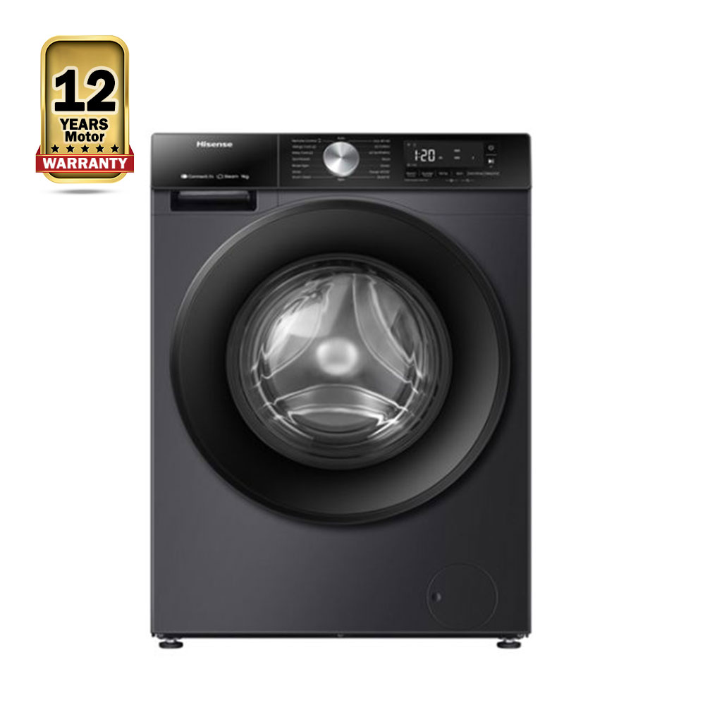 Hisense 10.5 Kg Front Load Washing Machine - Gray