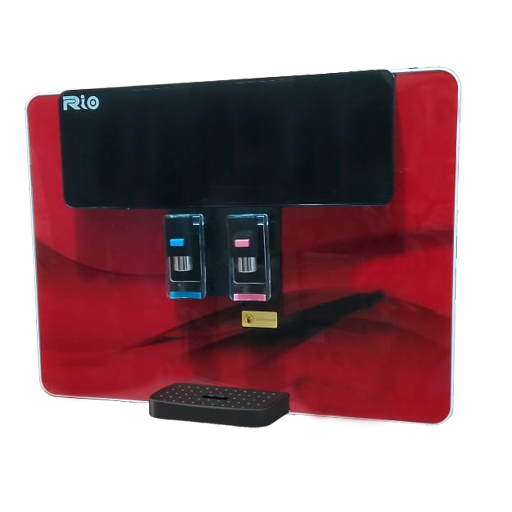 Rio Max RO Water Purifier 75 GPD - Red and Black