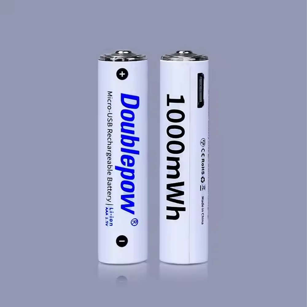 Doublepow USB Rechargeable AAA Battery - 1000mAh