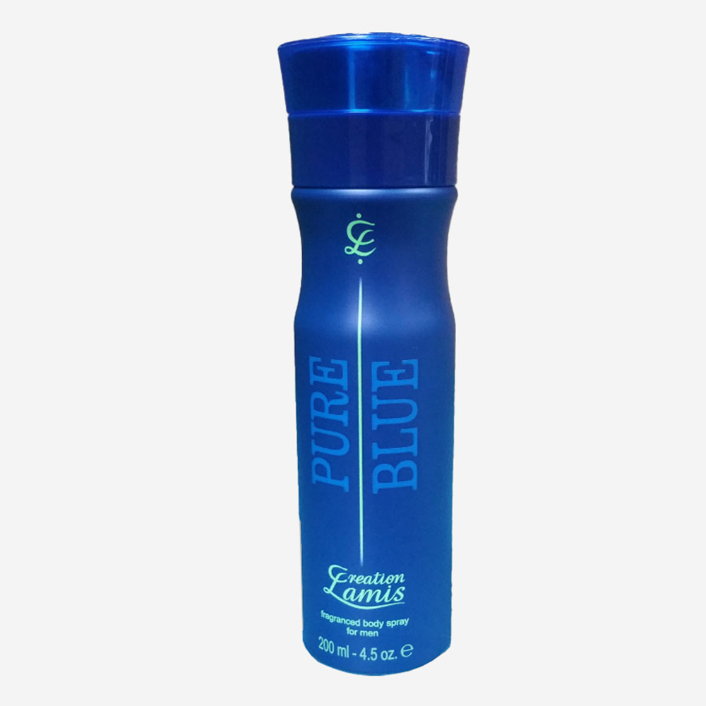 Creation Lamis Pure Blue Fragrance Body Spray For Men 200ml - Scion  International