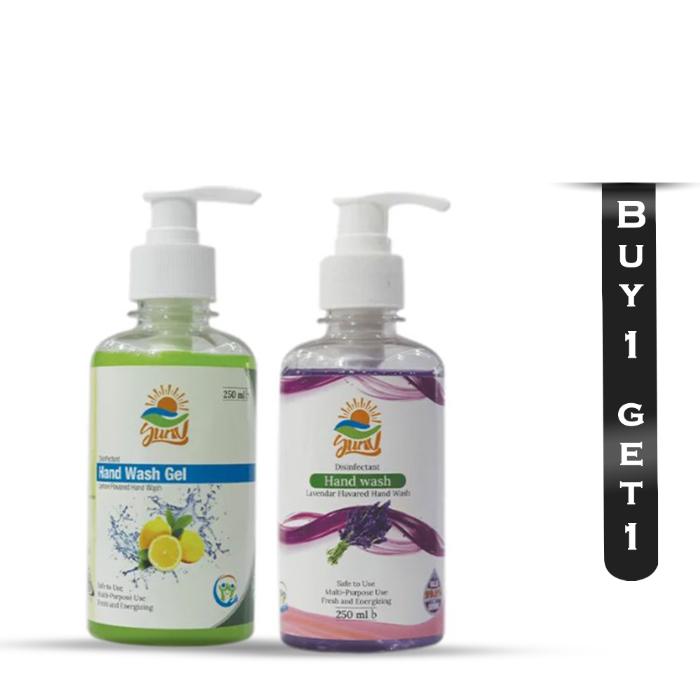 SunV Hand Wash Gel with Lemon And Lavender Flavored Buy 1 Get 1 Free - 250ml 