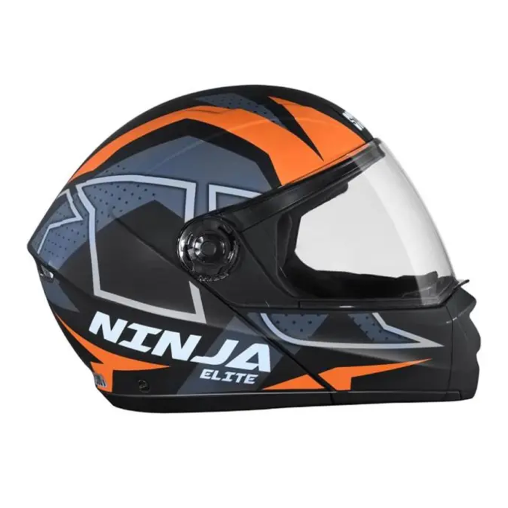 Studds Ninja Elite Full Face Bike Helmet - L - Grey