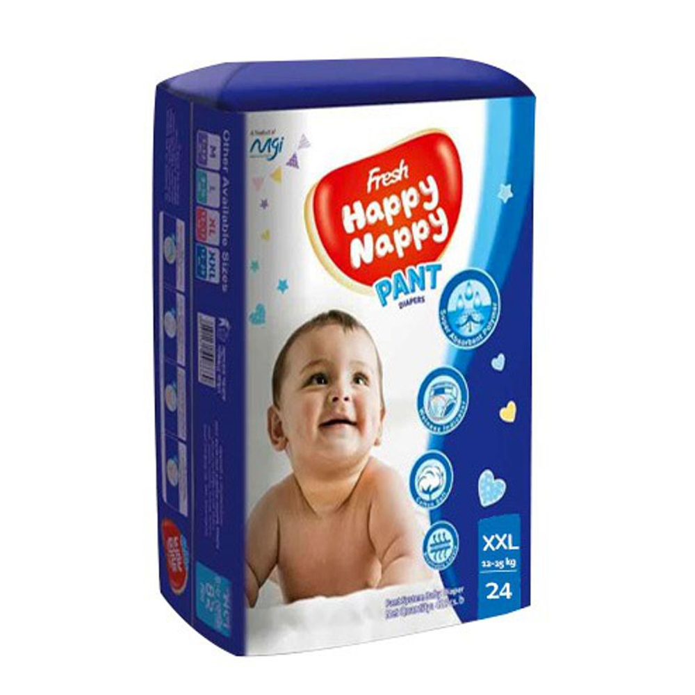 Fresh Happy Nappy Pant Diaper - XXL - 12-25 Kg - 24 Pcs