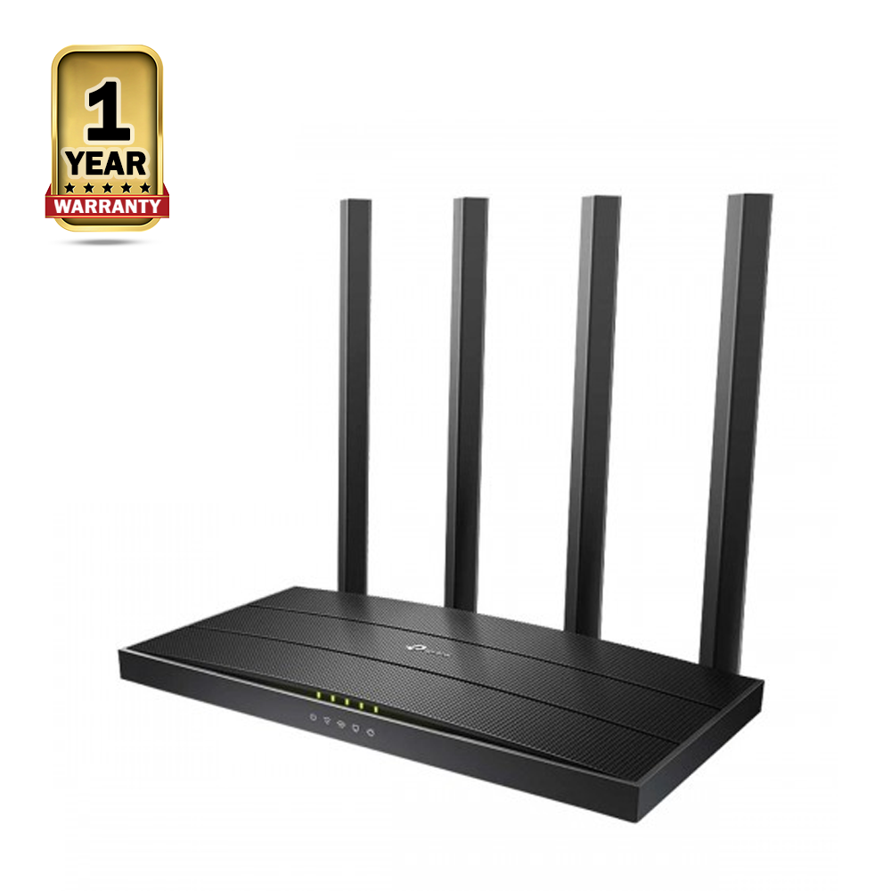 TP-Link Archer C6 AC1200 Wireless Full Gigabit MU-MIMO Dual Band Router - Black