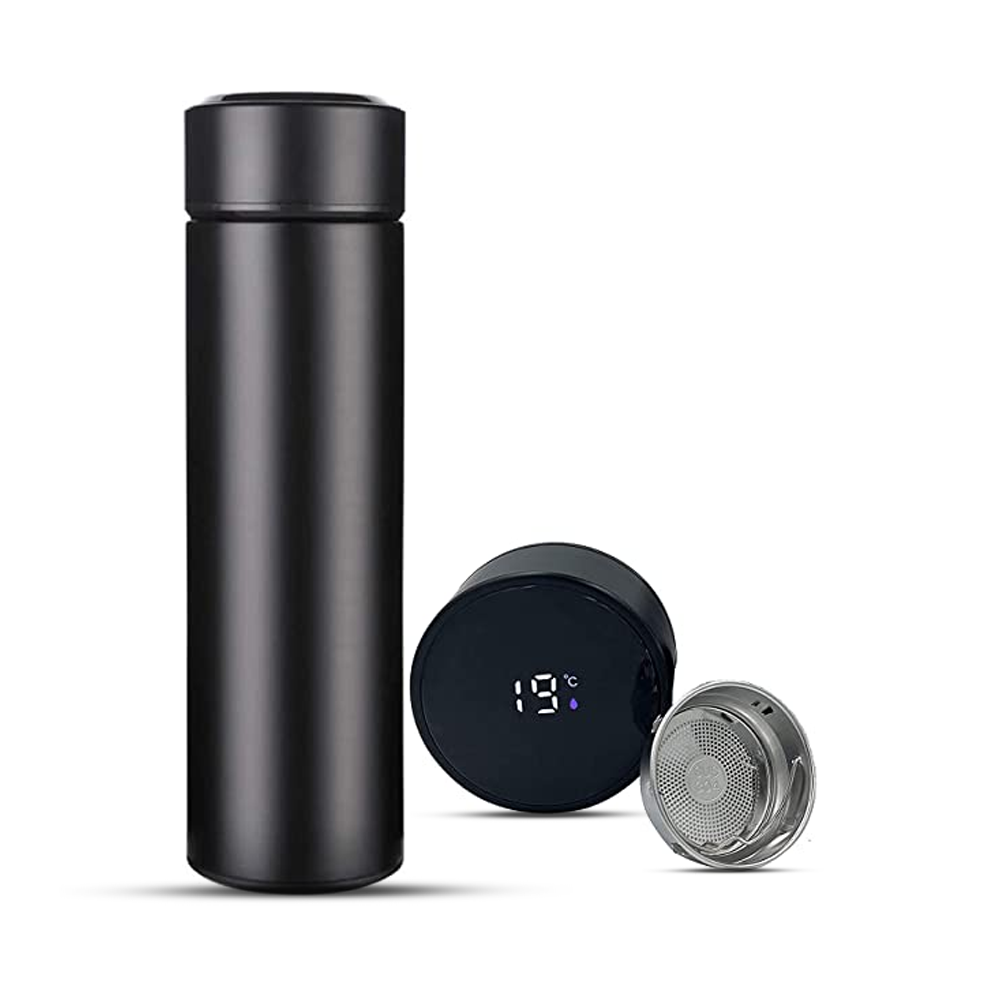 Stainless Steel Thermos Vacuum Hot Water Flask Large Capacity Smart Water  Bottle