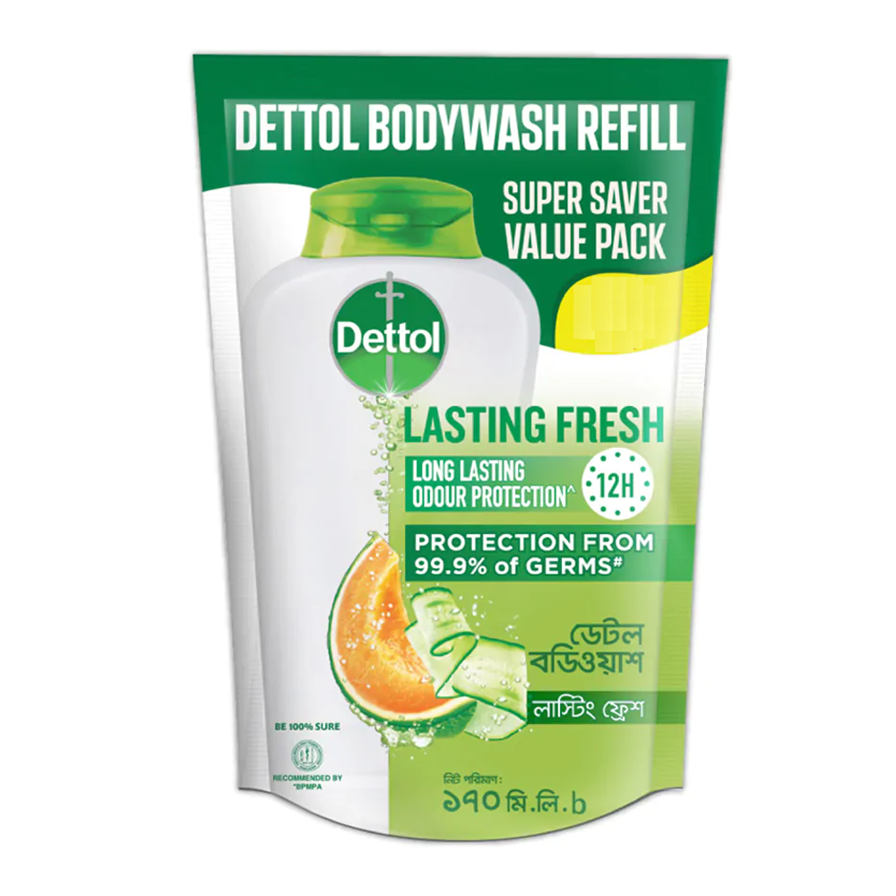 Dettol Body Wash Lasting Fresh Value Pack - 170 ml