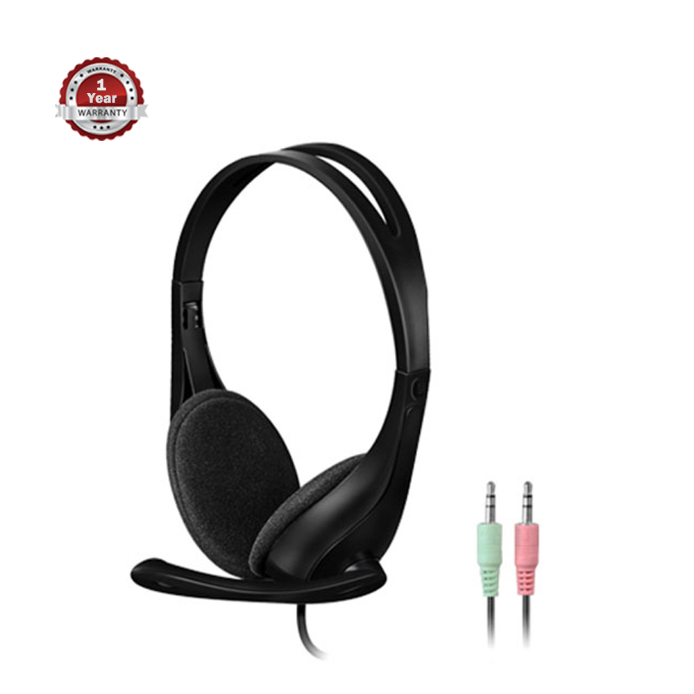 A4TECH HS-9 Stereo Headphone 3.5mm - Black