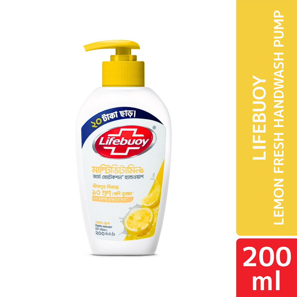 Lifebuoy Handwash Lemon Fresh Pump - 200ml