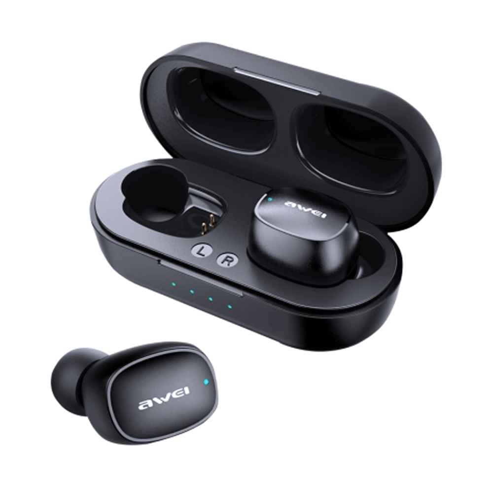 Delincol-E111 Bluetooth Stereo Earphone Headphone - Black