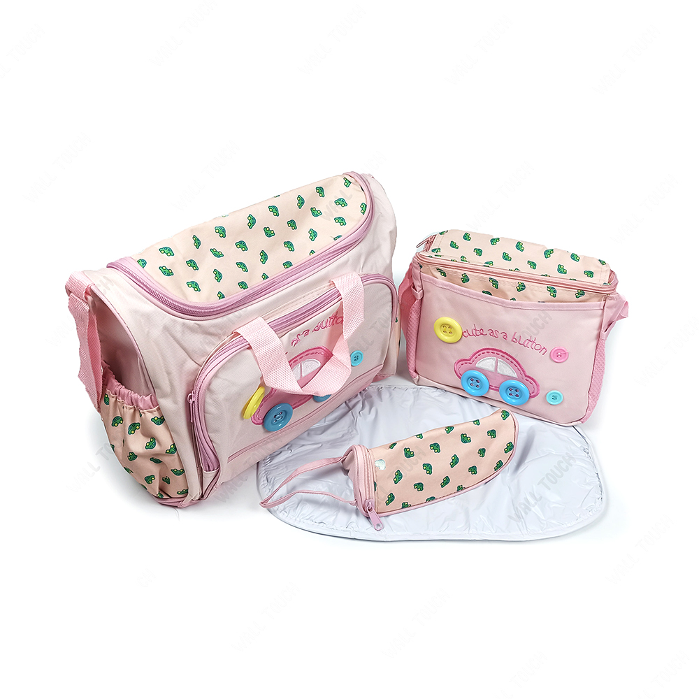 Multi-Functional Mother Diaper Bag - 3Pcs - 210226159