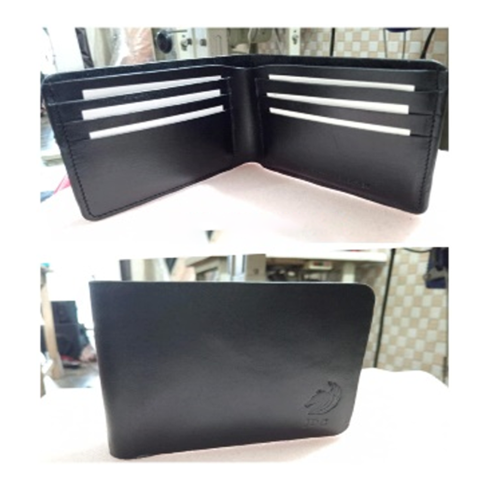 Leather Wallet for Men - Black