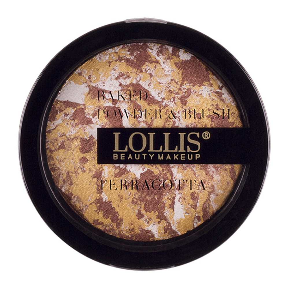 Lollis Terracotta Compact Powder and Blush On 03 - 12gm
