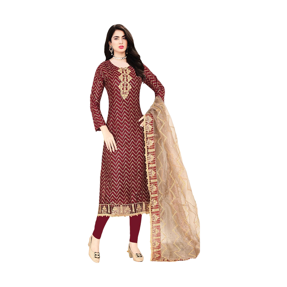 Red golden salwar on sale suit