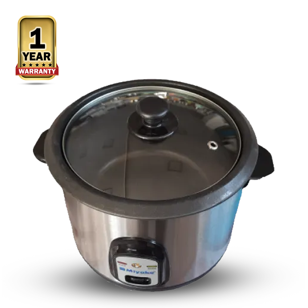 Miyako Stainless Steel and NonStick Double Pot Rice Cooker 1.8 Litre