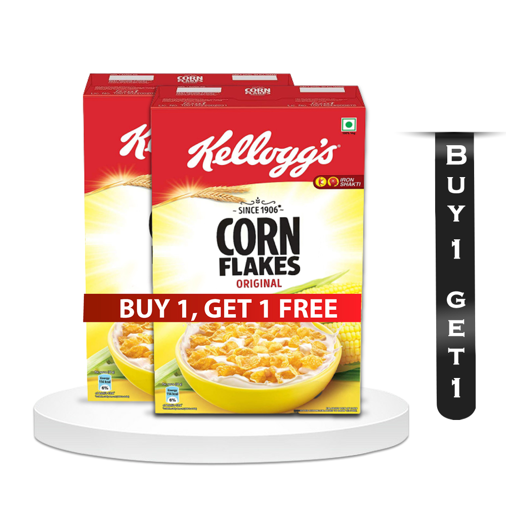 Kelloggs Corn Flakes Original Breakfast Cereal Buy 1 Get 1 Free - 2x475gm - CF56