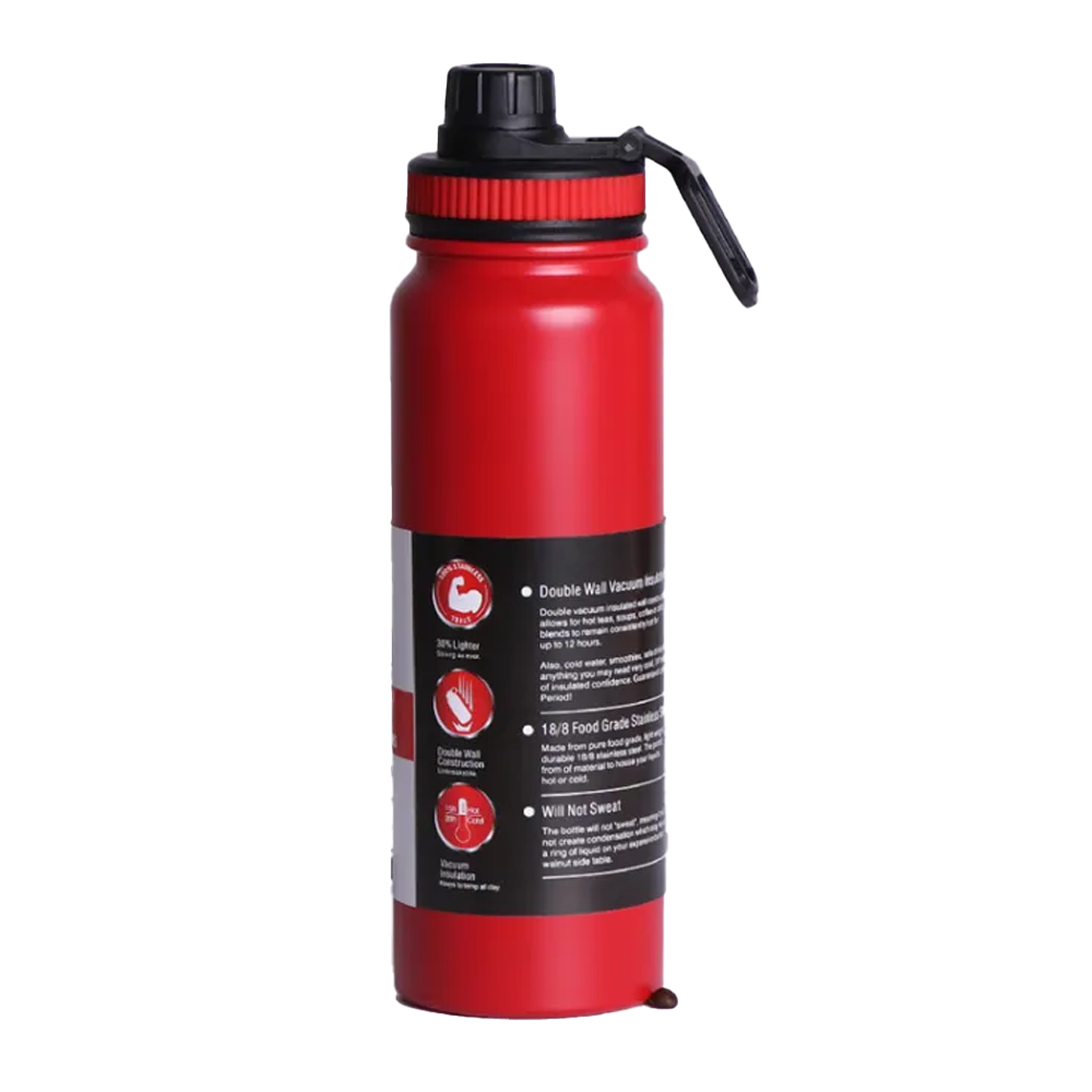 Stainless Steel Double Wall Vacuum Thermos Water Bottle - 800ml
