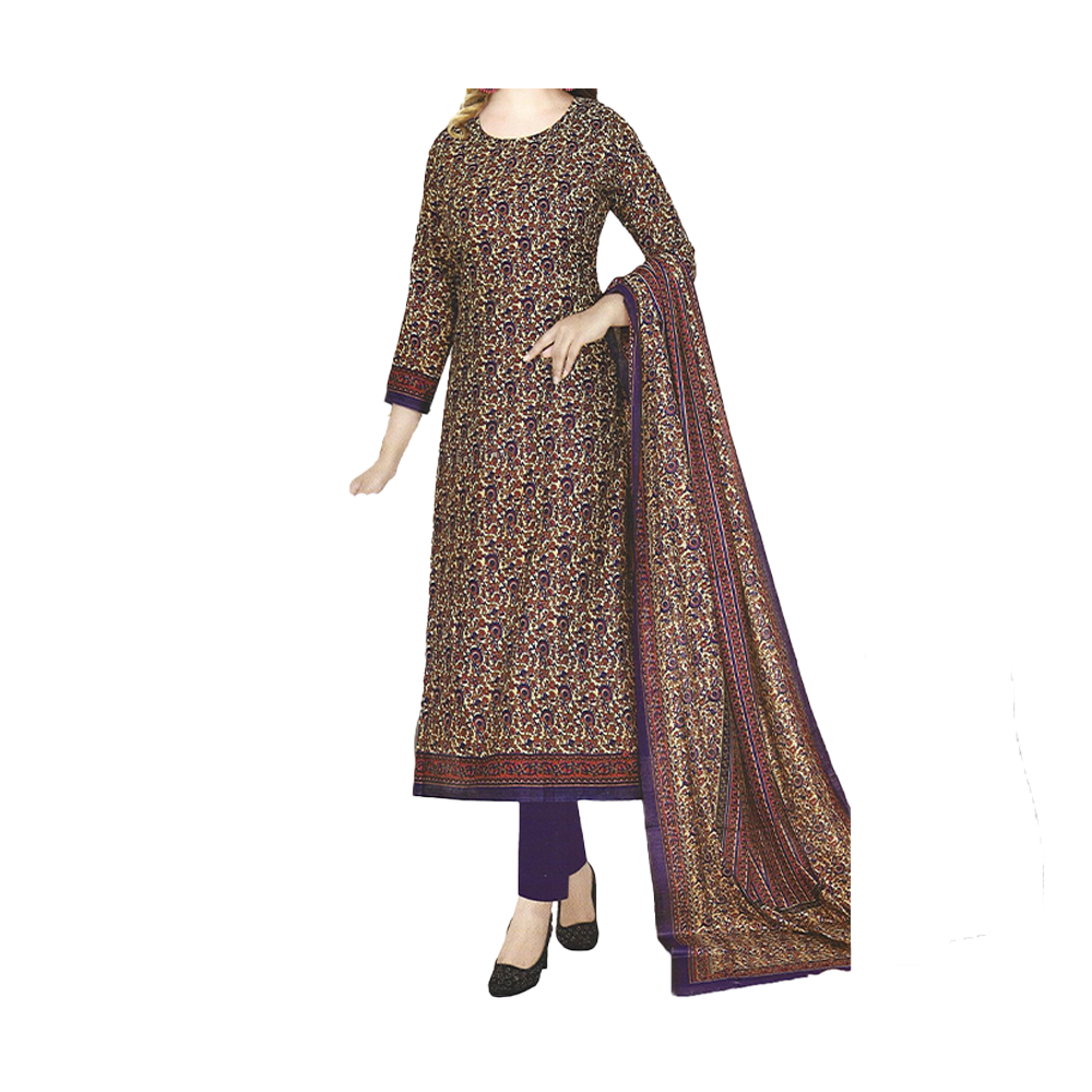 Unstitched Cotton Salwar Kameez For Women Multicolor Super Lawn 12 