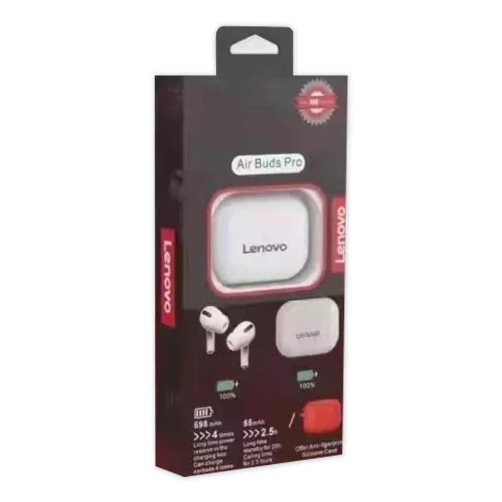 Lenovo True Wireless Earbuds - White