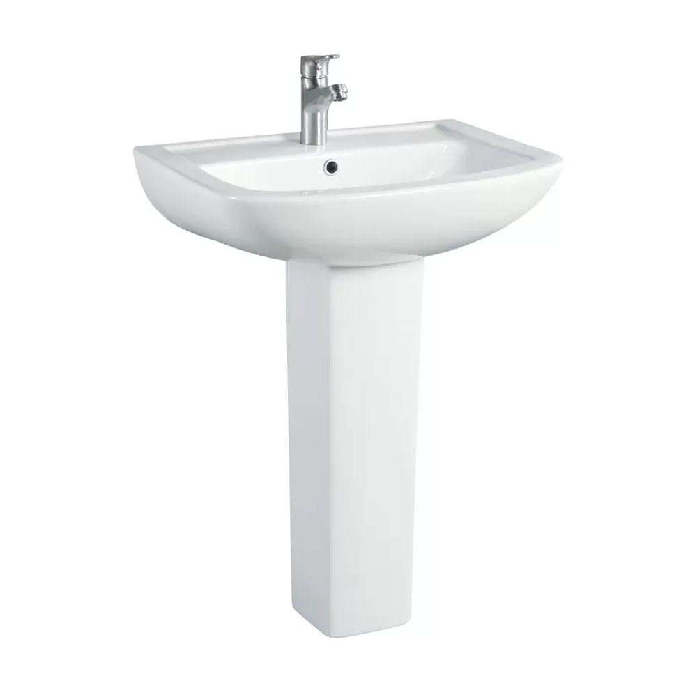 Marquis C70062 Pedestal Wash Basin - White