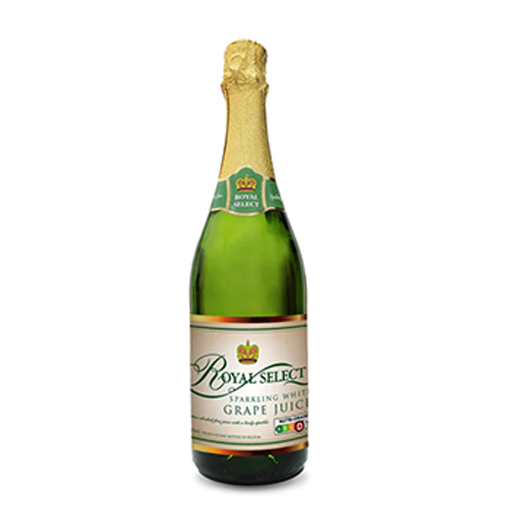 Royal Select Sparkling White Grape Juice - 750ml