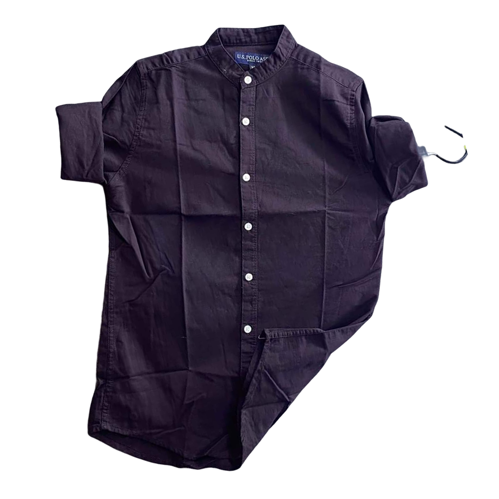 Cotton Full Sleeves Shirt For Men - SRT-5032 - Black