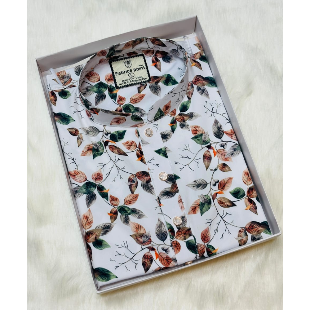 China Cotton Panjabi For Men - Multicolor - 7661