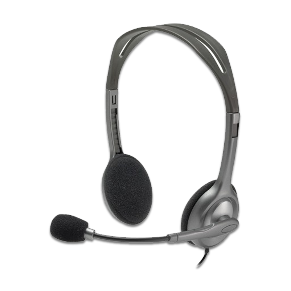 Logitech H110 STEREO Headset (Two port) - Black 