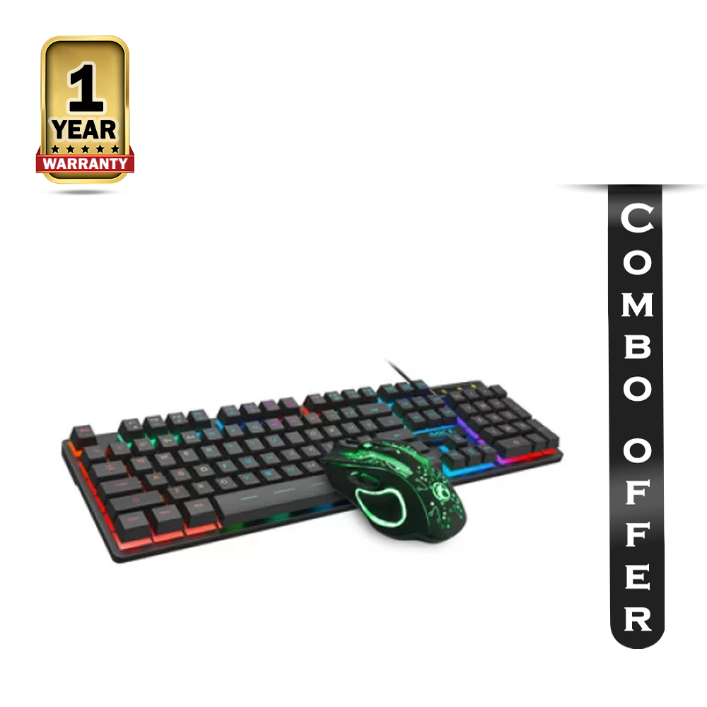 Combo Offer of IMICE KM-760 RGB Gaming Keyboard and Mouse