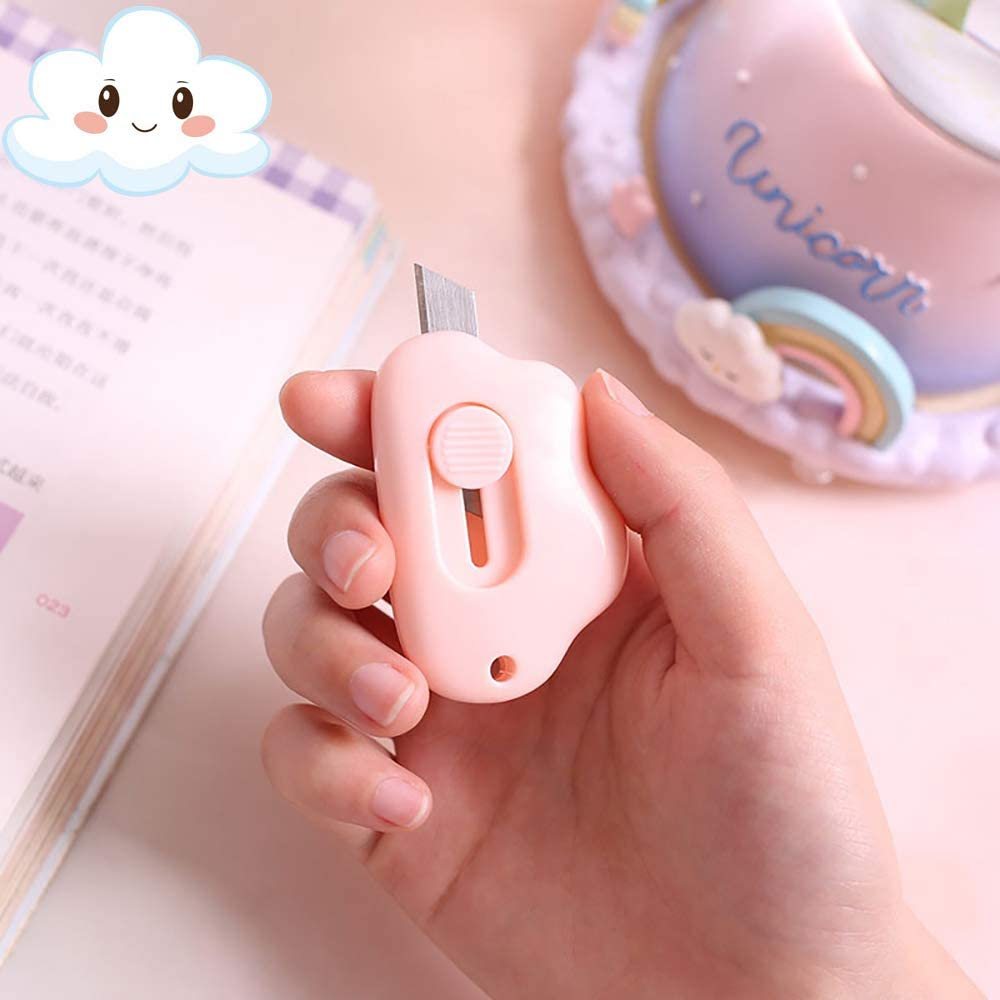 Clouds Cute Safety Anti Cutter for Student - Multicolor