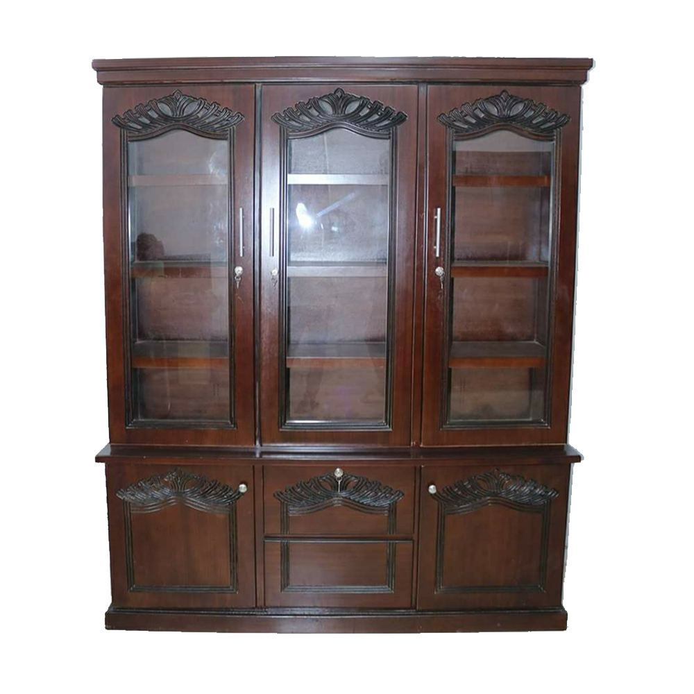 Twin Mart Malaysian Process Wood Wall Cabinet - 5'*6' Feet