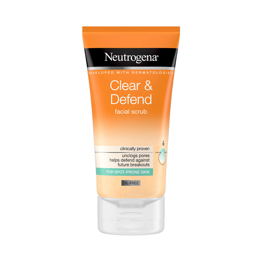 Neutrogena Clear & Defend Facial Scrub - 150 ml